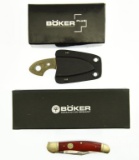 Lot #413 - Lot of (2) Boker Knives to Include:  (1) Boker Plus 02BO270 Gnome Fixed Blade Knife