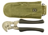 Lot #42 - Vintage  E.A. Brown MFG. Co. 1945 WWII Era Canvas Wire Cutter Pouch with Set of U.S.