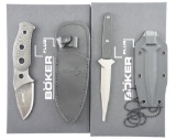 Lot #426 - Lot of (2) Boker Knives to Include:  (1) Boker Plus Besh-Wedge Neck Knife in Box -Sp