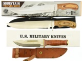 Lot #440 - Lot of (2) Knives to include:  (1) Ridge Runner Mountain Tracker Bowie RR636 , (1) O