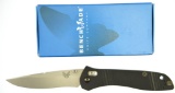 Lot #459 - Benchmade 710D2 Axis Lock Knife. Blue Class in Box. Features D2 steel reverse curve