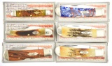 Lot #469 - Lot of (6) Case Knives to include:  #89083 Stockman, #11399 Seahorse WHTTLR, #26256