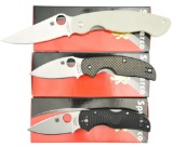 Lot #475 - Lot of (3) Spyderco Knives to include:  C123CFP, C36GPGY, C41PBK5