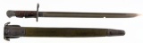 Lot #488 - Winchester Mdl 1917 Bayonet & Scabbard for 1917 Rifle. Bomb over US & 1917 Over W in