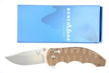 Lot #521 - Benchmade 300SN Ball Axis Flipper Knife. Blue Class in Box. Features 154-CM stainles