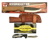 Lot #554 - Lot of (2) Knives to include:  (1) Bushmaster Bushcraft Explorer, (1) Emerson Travel