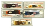 Lot #558 - Lot of (5) W.R. Case & Sons Cutlery Co. Knives to include:  #23463 Tribal Lock, #475