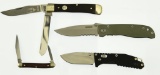 Lot #559 - Lot of (4) Knives to include:  (1) Boker Solingen Germany Tree Brand Classic Wood 25