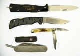Lot #565 - Lot of (5) Knives to include:  (1) Camillus folding knife, (1) Case XX Folding knife