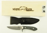 Lot #57 - White River Sendero Classic Knife In Box Specifications:  Blade Length:  4.4” , Overa
