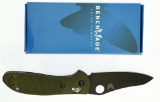 Lot #573 - Benchmade 550BKHGOD Griptilian knife. Blue Class Box. Designer:  Pardue, Features Co