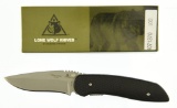 Lot #585 - Lone Wolf LC24260-PLN Folding Knife with Box. Cheyenne 3.3