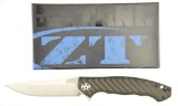 Lot #589 - Zero Tolerance 0452CF Dmitry Sinkevich Flipper Folding Knife in Box. Blade Length: 