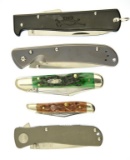 Lot #614 - Lot of 5 Knives - No Boxes. Few lightly used. (1) K55K Mercator L154S, (1) Benchmade