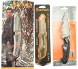 Lot #662 - Lot of (3) Gerber Knives to include:  Profile Fixed bladed knife, Bear Grylls Compac