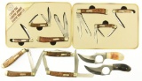 Lot #664 - Lot of Scrade Old timer knives to include:  (2) Collectable tins w/ 120TW PAL, 1080T