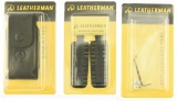 Lot #673 - Lot of Leatherman accessories to include: Cutter inserts, Bit Kit, and Surge Sheath