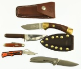 Lot #688 - Lot of (5) Knives to include:  (1)Vespa folding knife in box, (1)Boker Solingen Germ