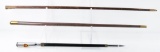  Lot #777 - (3) Swagger Sticks: Both marked USA 22” and 24” ,23”