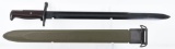  Lot #780 - 1909 US Military WWI USN MKI bayonet with scabbard SN# 400774