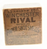  Lot #789 - Winchester Rival 12 gauge 2pc paper shotshell box with approx. 12 rounds +/-