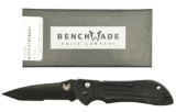 Lot #82 - Benchmade 9101SBK Auto Stryker Knife in Box - Specs-Mechanism:  Push Button Automatic