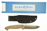 Lot #92 - Benchmade 162-1 Bushcrafter-EOD Knife. Blue class in Box. Designer:  Shane Sibert Mec