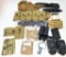 Lot #1110 - Box lot full of mostly military ammo pouches including knife sheaths, Izula  Gear t