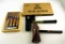 Lot #1426 - Lot of knives and axes to include Opinel 10 folding knife set in box, M48  Commando