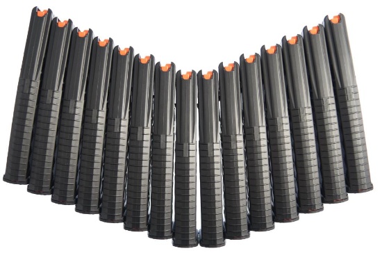 Lot #800 - (15) Hexmag HX-AR Series 2 - 30 rd magazines for AR-15. HIGH CAPACITY MAGS.  CAN'T