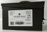 Lot #1015 - 420 (+/-) rounds of Federal Ammo 5.56x45mm 55 Gr. FMJ ball cartridges in  stripper