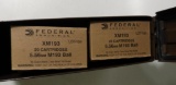 Lot #1037 - (14) Boxes of 20 rounds of Federal Ammunition XM193 5.56mm M193 Ball cartridges.  L