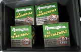 Lot #1040 - (4) Boxes of 500 rounds of 22 Thunderbolt .22 long rifle cartridges. (+/-  2000 tot