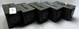 Lot #1081 - (5) Military ammo cans. Each can measures 11 7/8” in length, 6 1/8” in width,  and