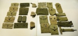 Lot #1133f - Lot of mostly US military marked pouches and belts to include (4) 2 magazine  pouc