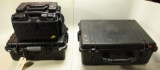 Lot #1174 - Lot of (2) heavy duty pistol cases with pressure release along with Plano ammo  cra