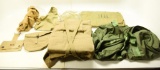 Lot #1200 - Lot of mostly military replica bags to include WW1 style pouches and bags, a  sack,