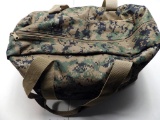 Lot #1215 - Lot of military related gear and clothing to include digital camo carrying  bag, (2