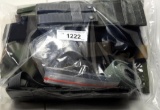 Lot #1222 - Lot of military related accessories to include (2) Molle II holster extender, 7  (+