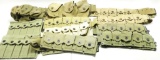 Lot #1268 - (11) Magazine carriers/ belts with h pouches. They are marked with US military  mar