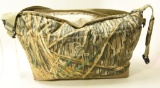 Lot #1293 - Ducks Unlimited field camo plastic lined blind bag. Plastic liner is applied  with