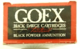 Lot #1343 - Box of 50 (+/-) rounds of GOEX .44 Russian Black Powder cartridges.