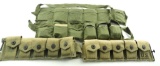 Lot #1373 - Lot of ammunition in 2 bandolier and cartridge belt, both with US military  marking