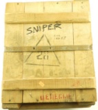 Lot #1374 - Sealed crate of Soviet made 450 (+/-) rounds of 7.62 cal. 40 LBS. 14