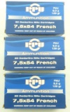 Lot #1380 - 54 (+/-) rounds of Serbian made PPU 7.5x54 French FMJ 139 Gr.