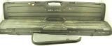 Lot #1410A - Lot of (6) gun cases including hard handled pistol case by DMC, soft Ace  Case pis