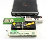 Lot #1492 - Lot of reloading tools to include RCBS Premium Trigger Pull Scale in box, RCBS  Aut