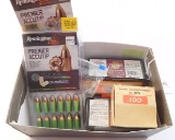 Lot #1496 - Muzzle loading supplies lot to include partial box of Hodgdon Pyrodex 50/50  pellet