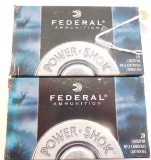 Lot #1519 - 40 (+/-) rounds of Federal Power Skok 7mm Mauser 140 Gr. Speer Hot Cor SP.  Comes i