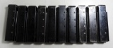 Lot #825 - (10) 20 Round magazines for Thompson .45 ACP in military ammo can. HIGH CAPACITY  MAGS.